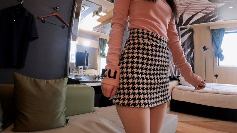 舌頭技巧超群的19歲♡不知在哪裡學到的細膩親吻和突擊口交是最高級♡和親人如貓咪般的女孩進行戀人般SEX♡